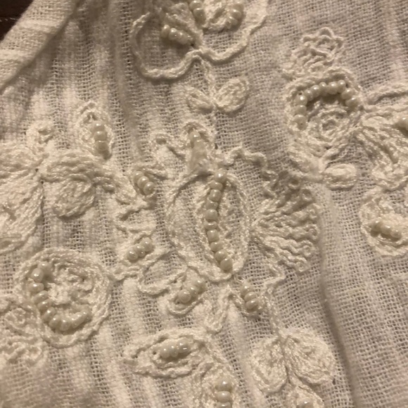 Zara white wrap around long sleeve blouse size S - Picture 13 of 15